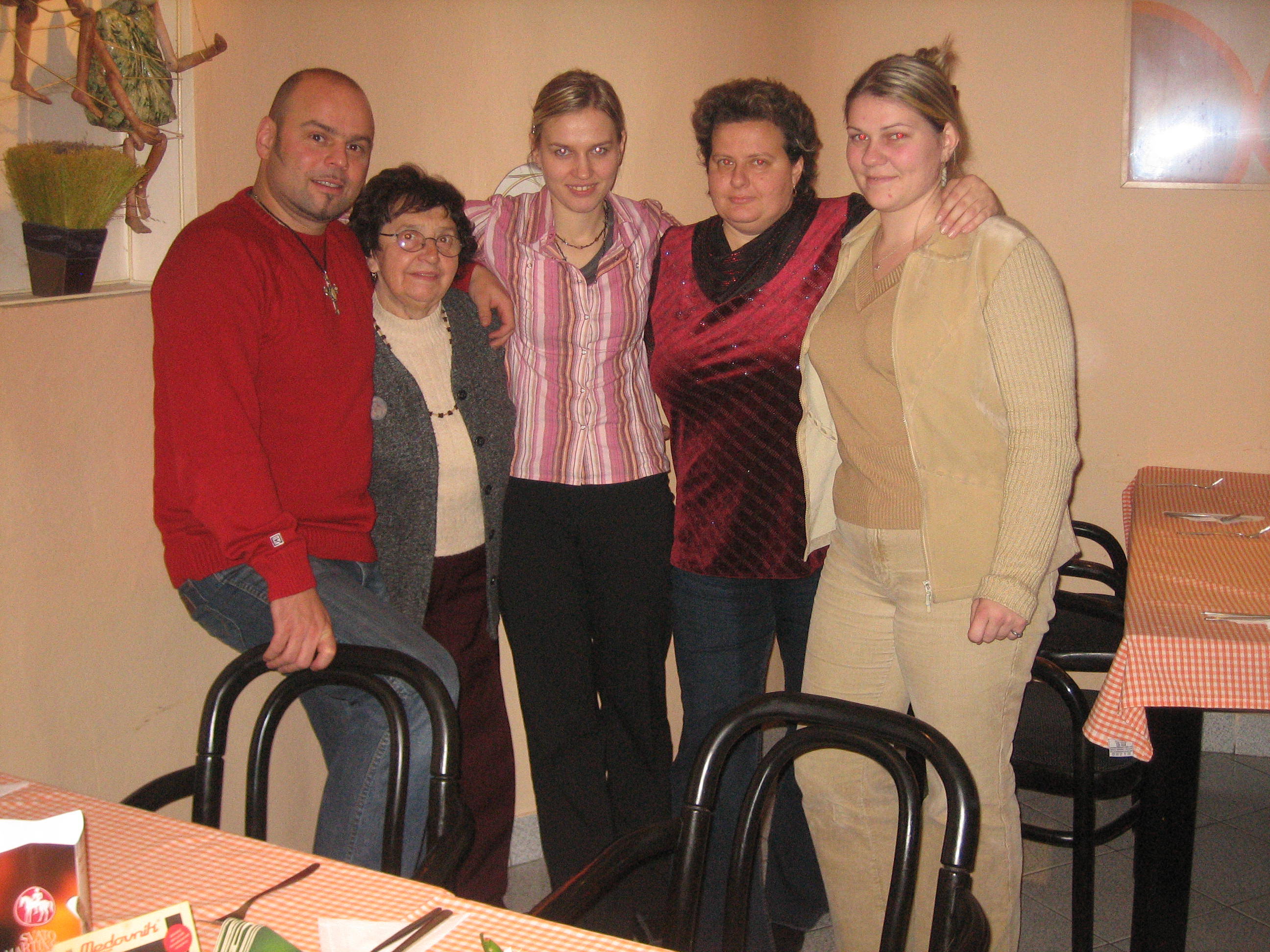 Helenka, Olinka, Pavla, Iva - Olomouc 15.11.2007